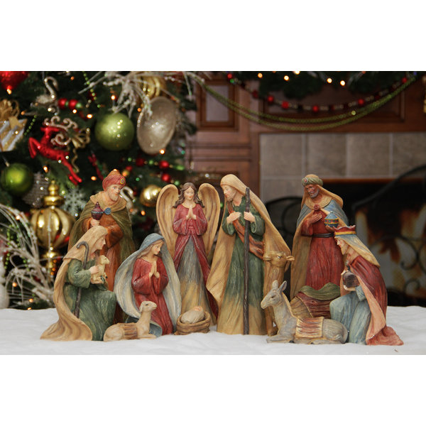 Northlight 12Piece Inspirational Religious Stylized Christmas Nativity